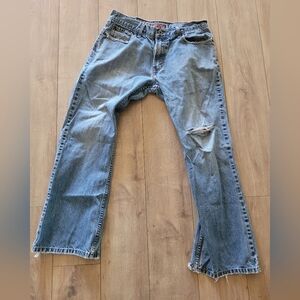 Levi's 527 Low Bootcut 33x32 Worn Western Rocker